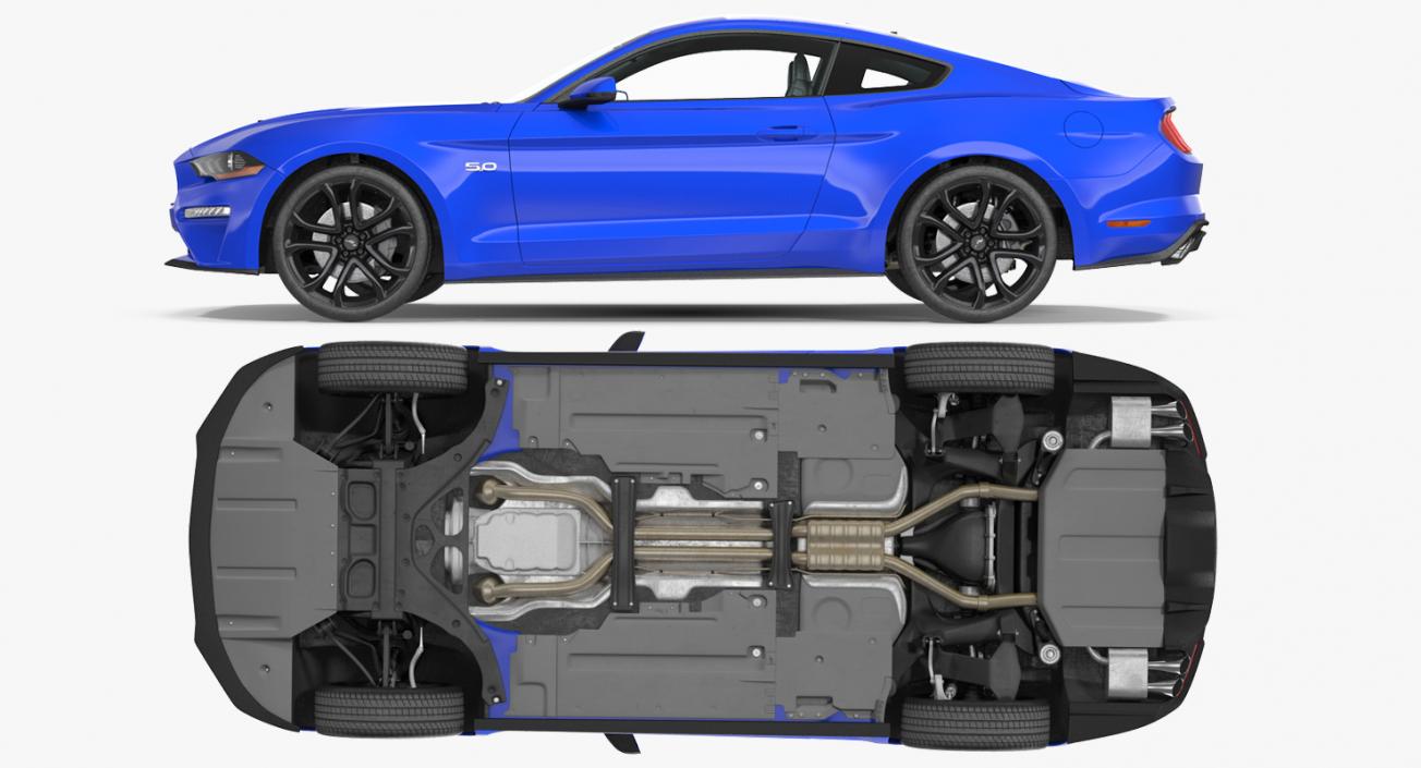 Ford Mustang 2018 3D