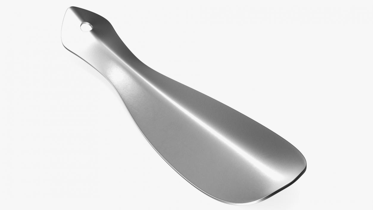 3D Stainless Steel Handled Shoe Horn model