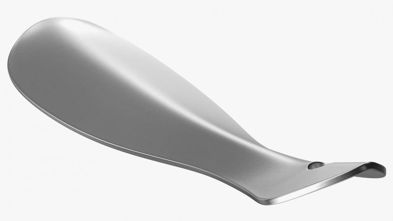 3D Stainless Steel Handled Shoe Horn model