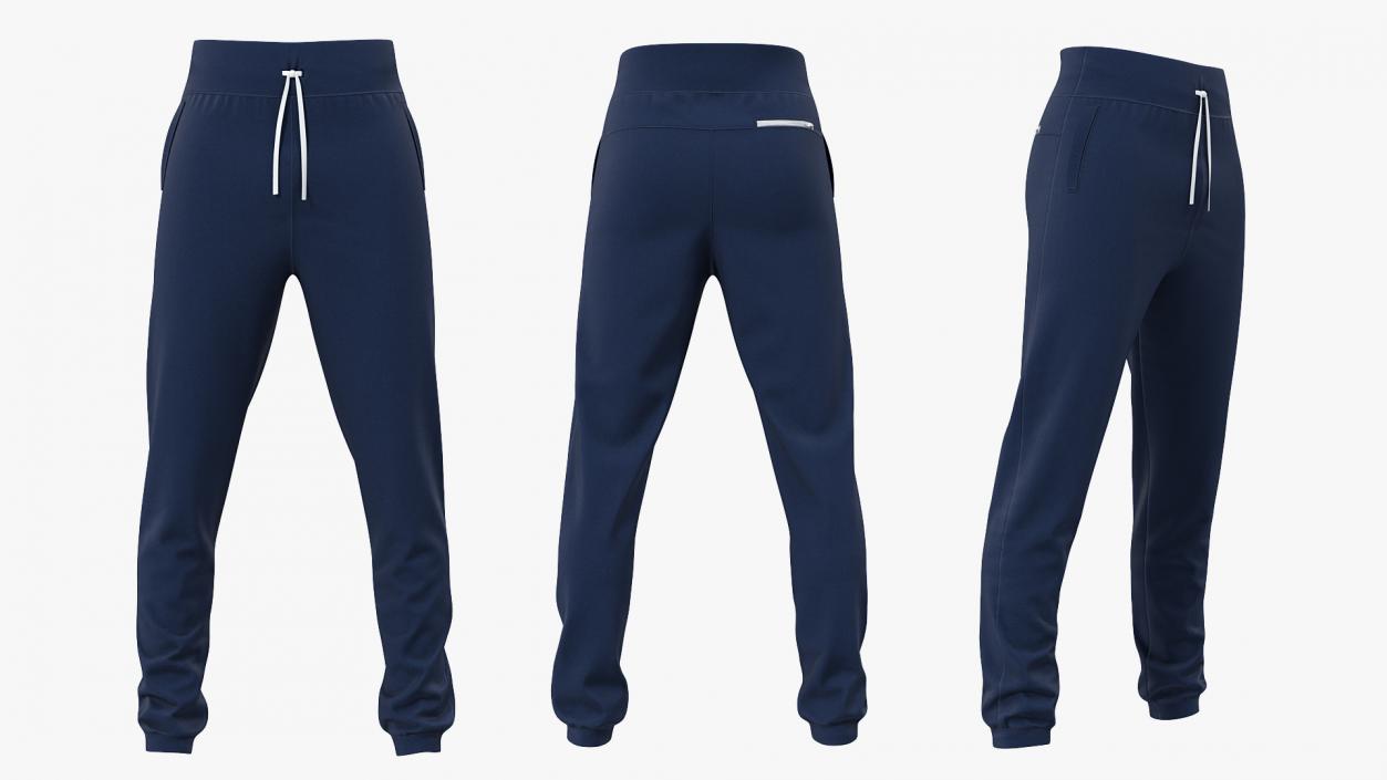 3D Sport Pants Blue