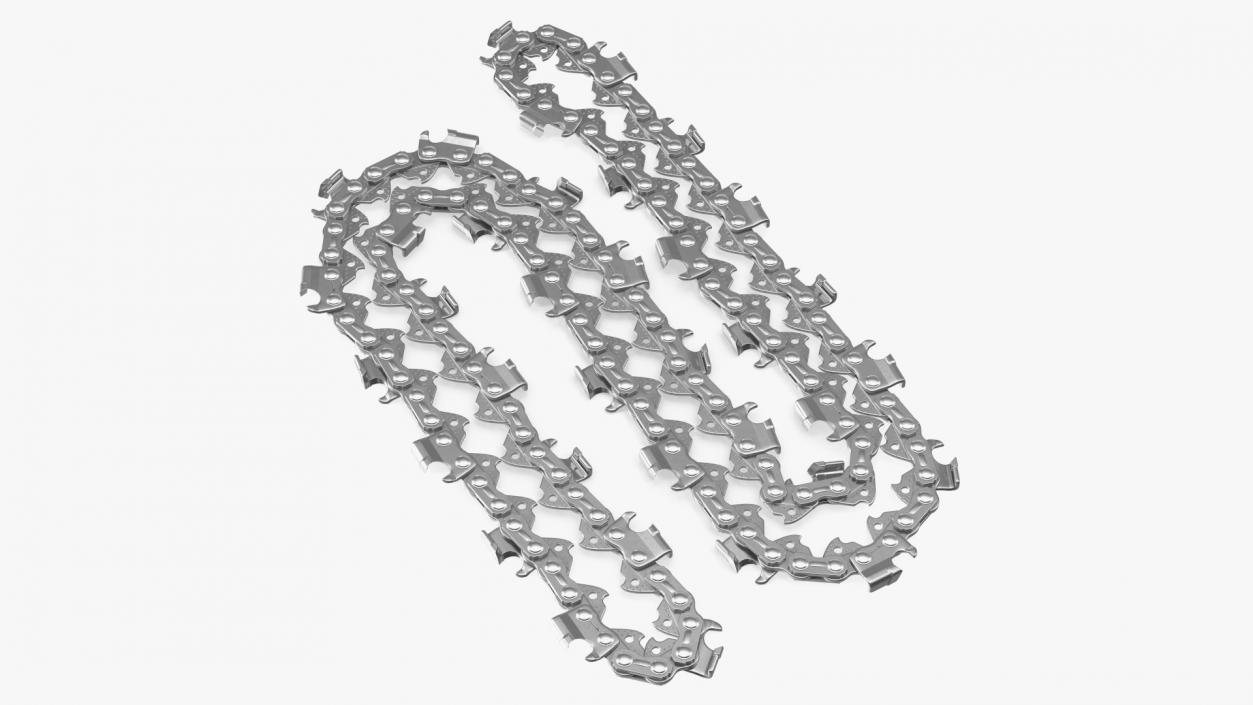 3D Steel Chain for Chainsaw Folded