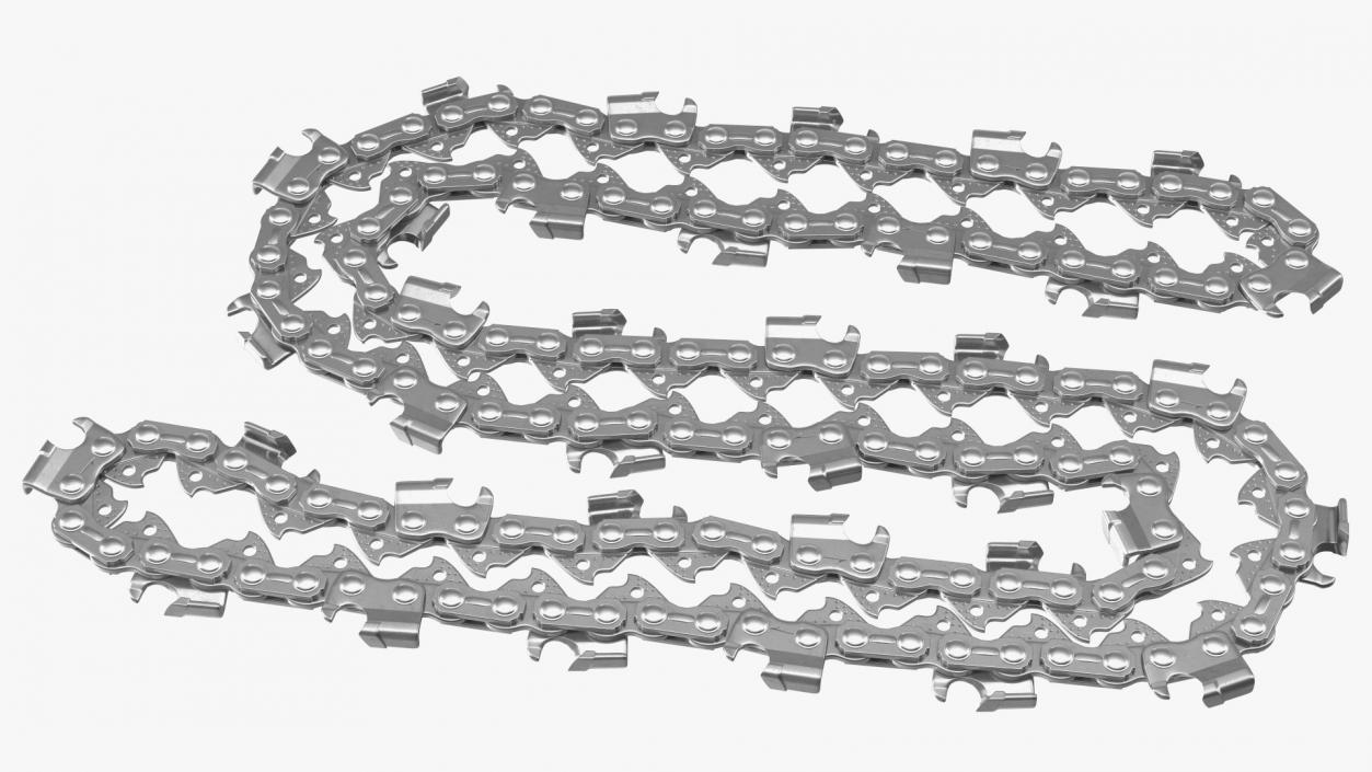 3D Steel Chain for Chainsaw Folded