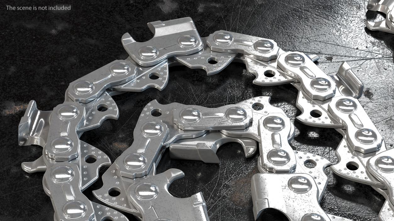 3D Steel Chain for Chainsaw Folded