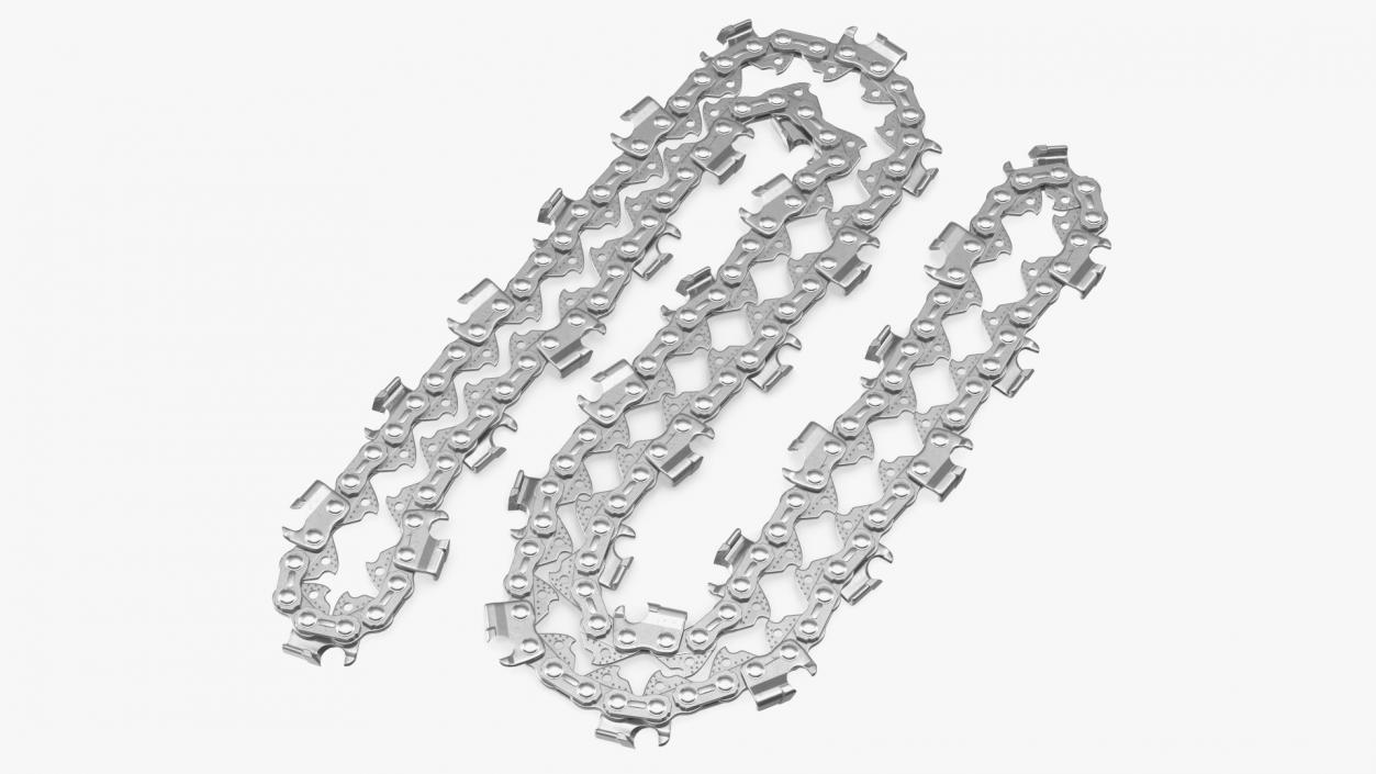 3D Steel Chain for Chainsaw Folded