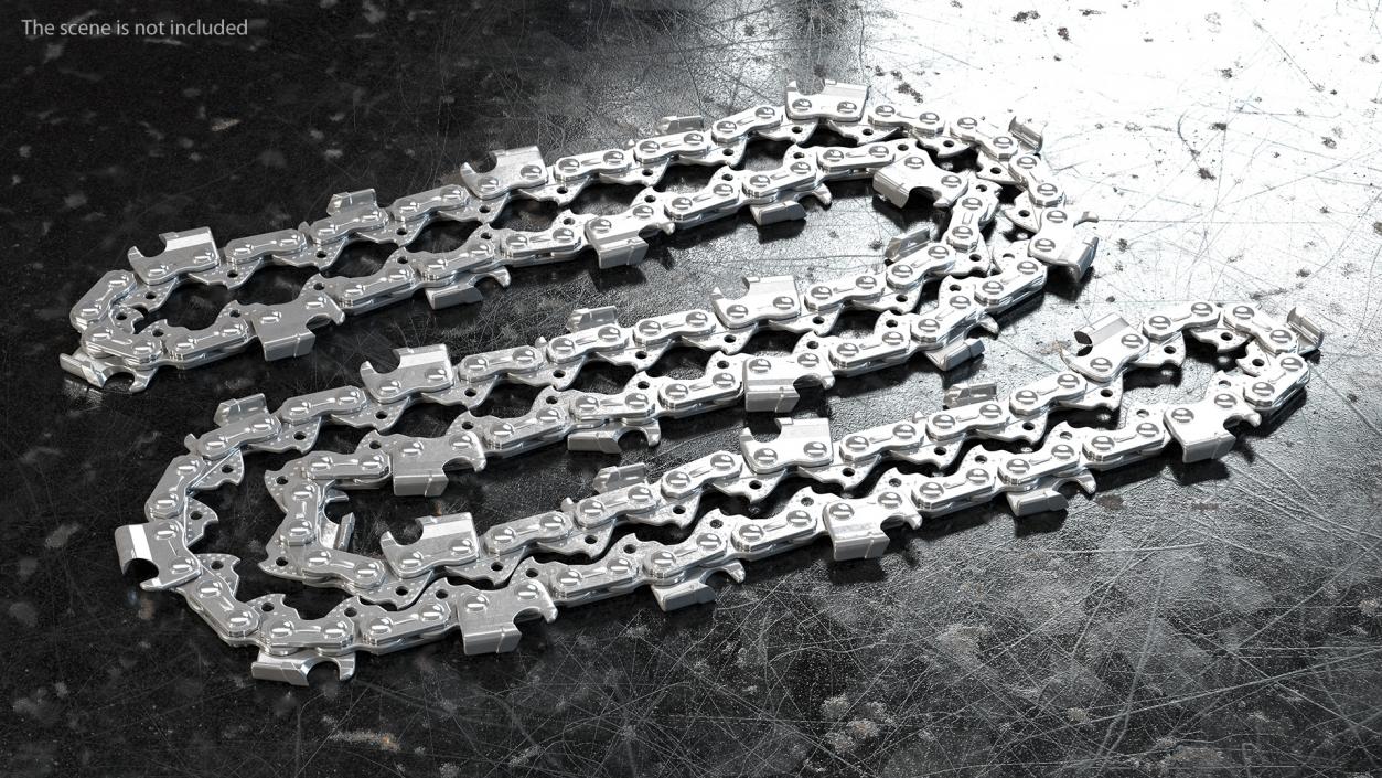 3D Steel Chain for Chainsaw Folded