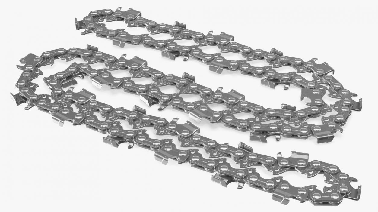 3D Steel Chain for Chainsaw Folded