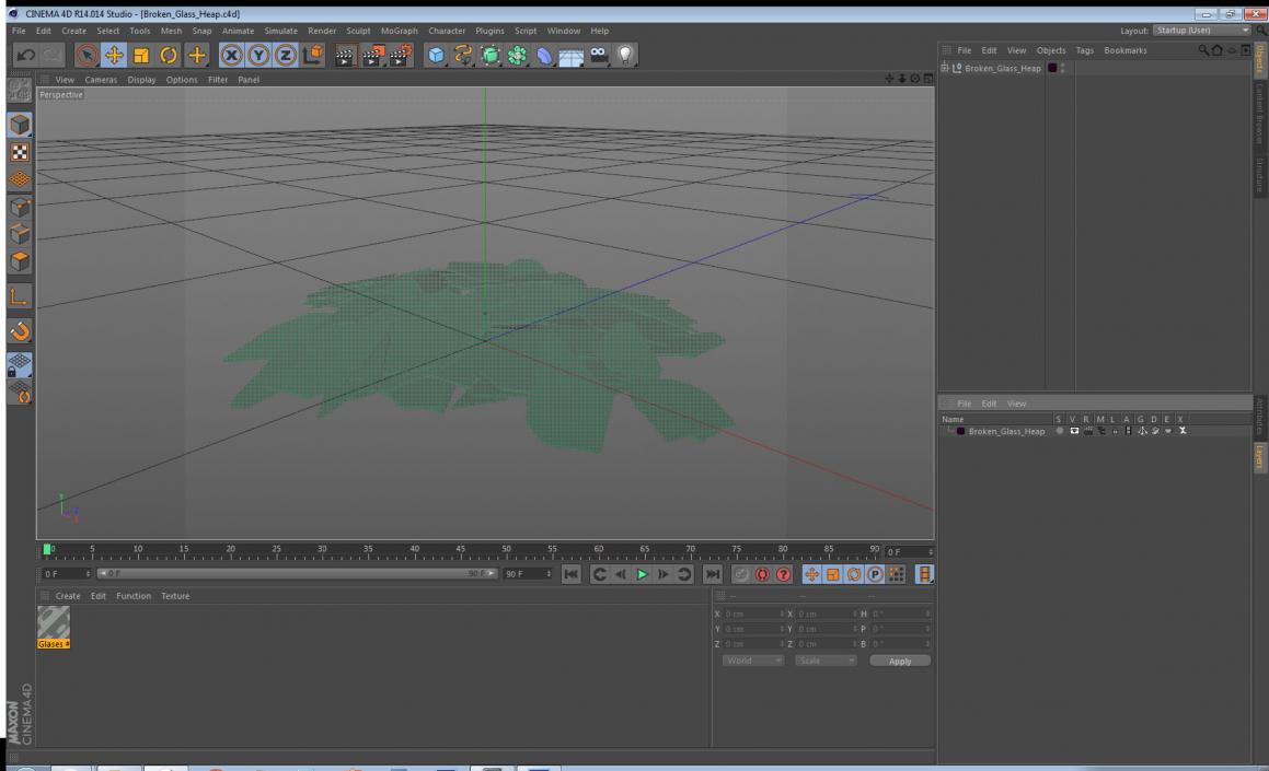Broken Glass Heap 3D