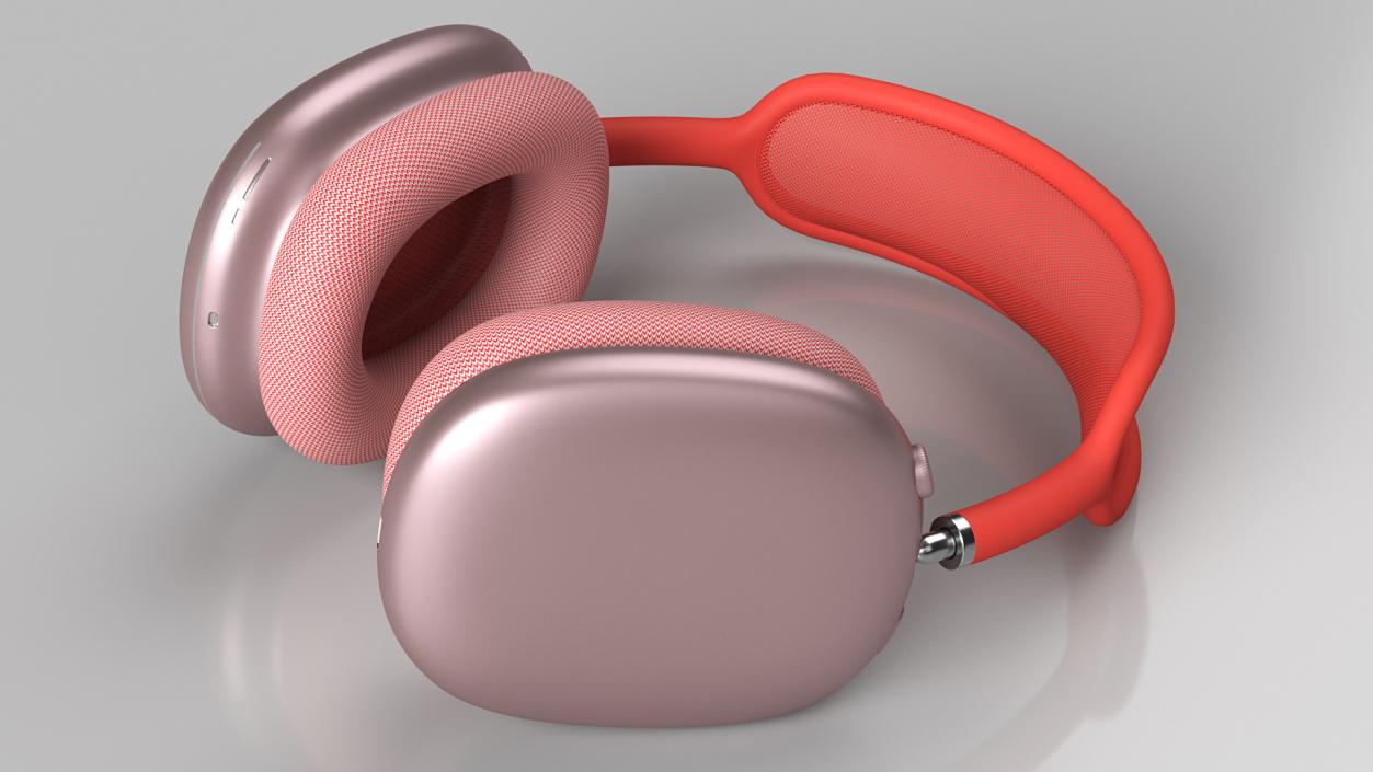 AirPods Max Headphones Pink 3D