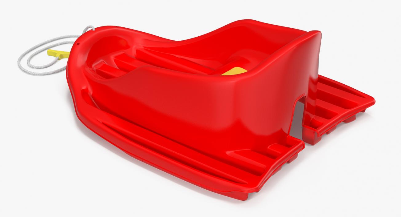 3D Snow Sleds Collection 3 model