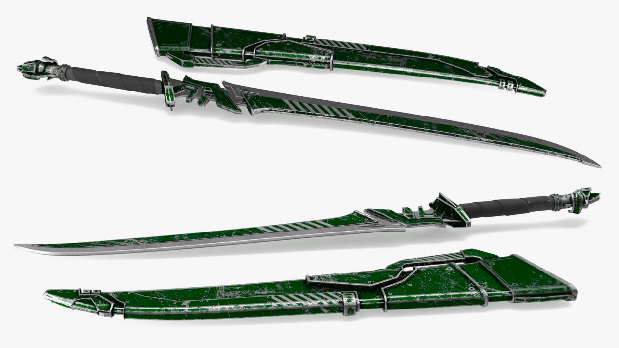 3D Futuristic Sword