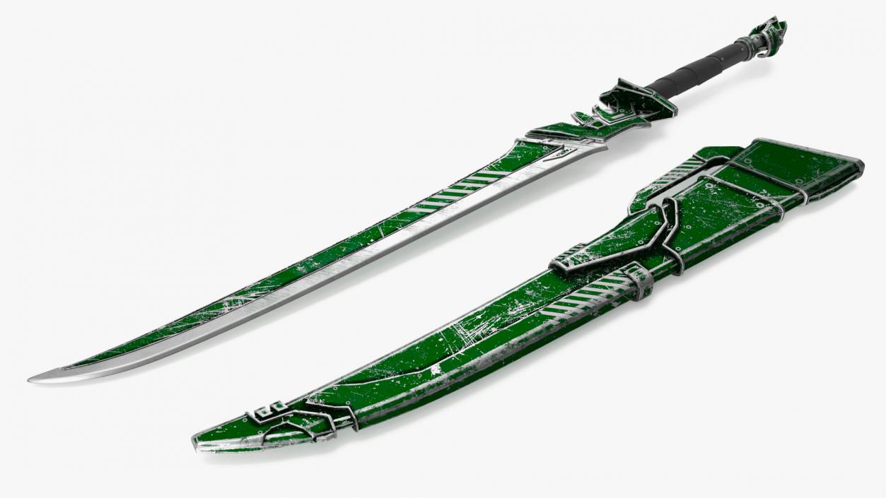 3D Futuristic Sword