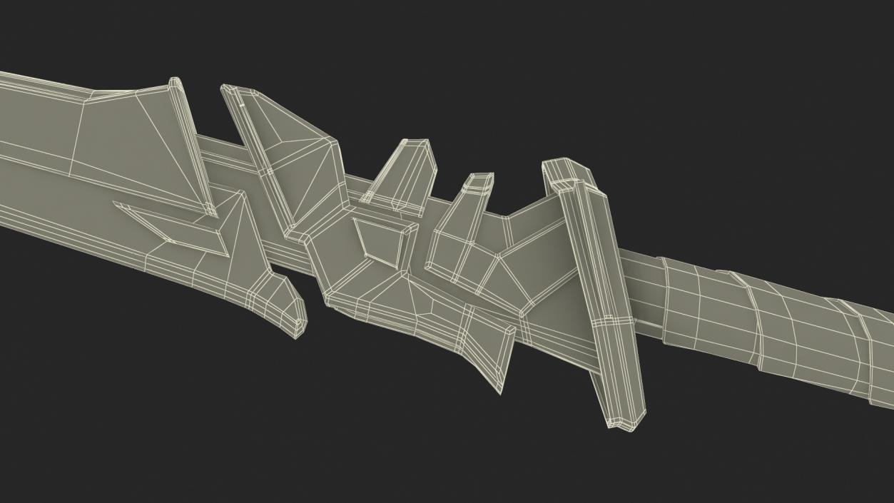 3D Futuristic Sword