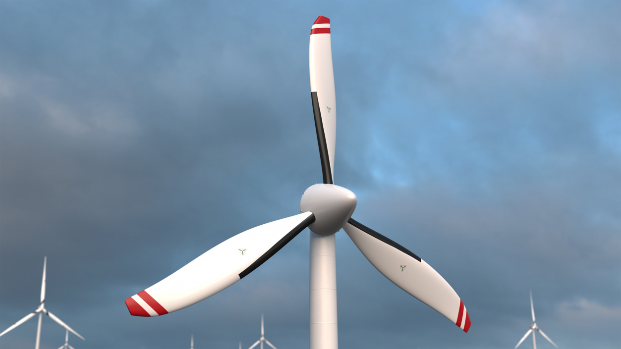 Wind Turbine Propeller 3D