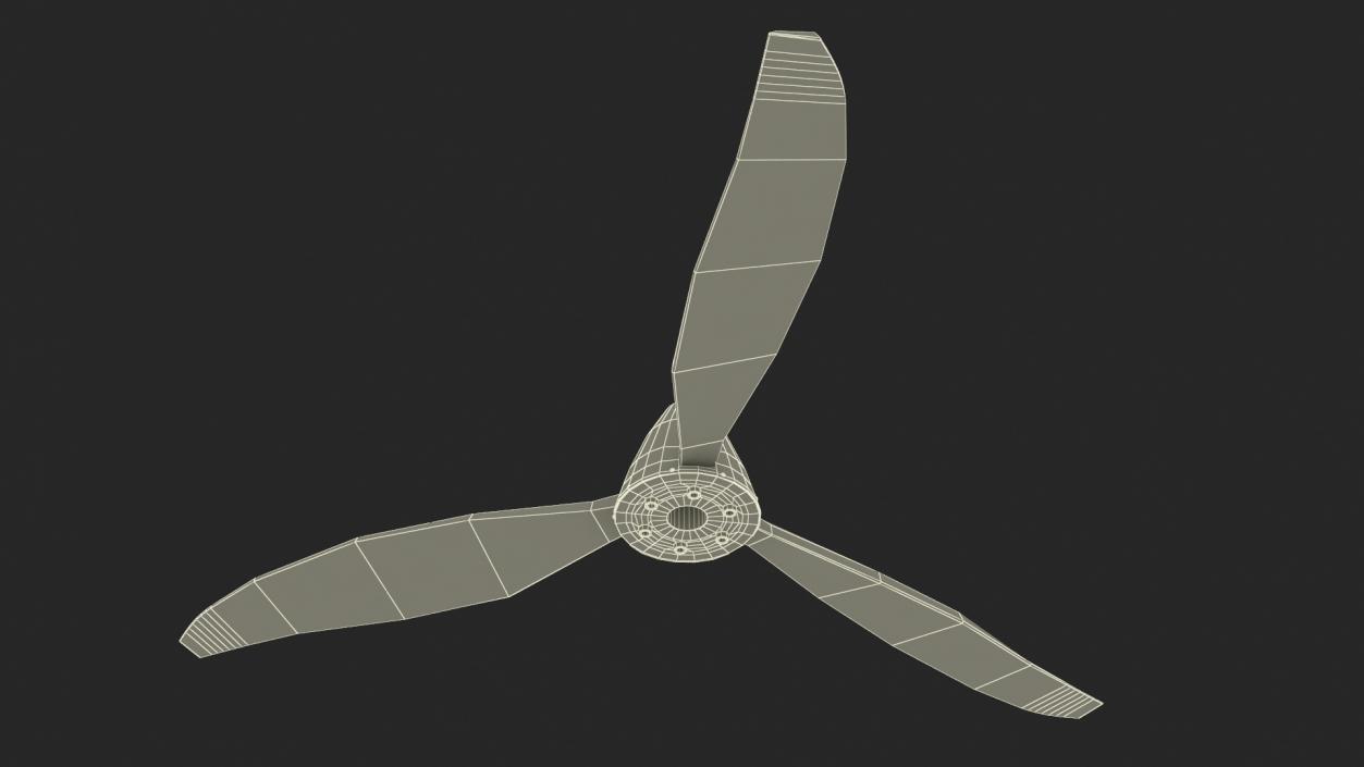 Wind Turbine Propeller 3D