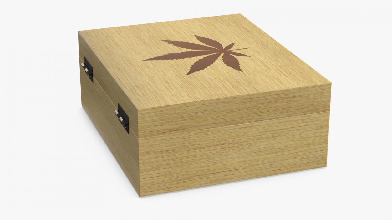 3D Box of Leira Long Cannabis Cigars Open model