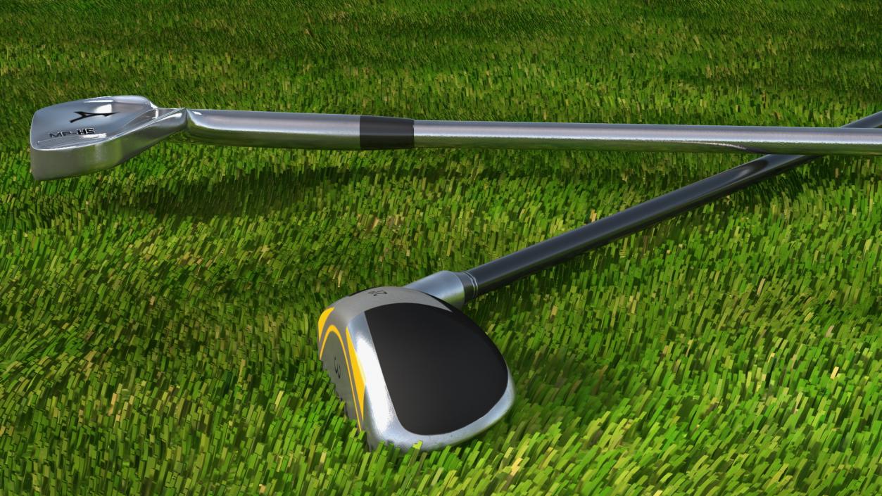 Golf Hole Sport Fur 3D model