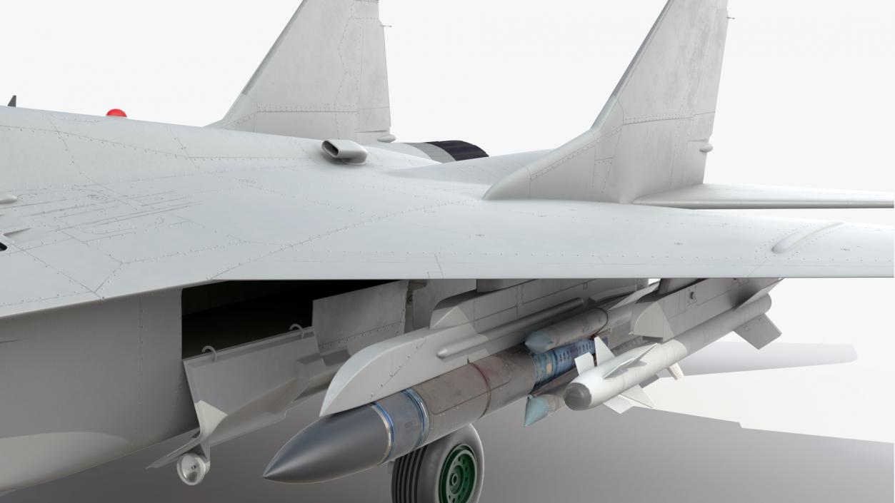 MiG 29 Fighter Aircraft with X-31PM Supersonic Missile(1) 3D