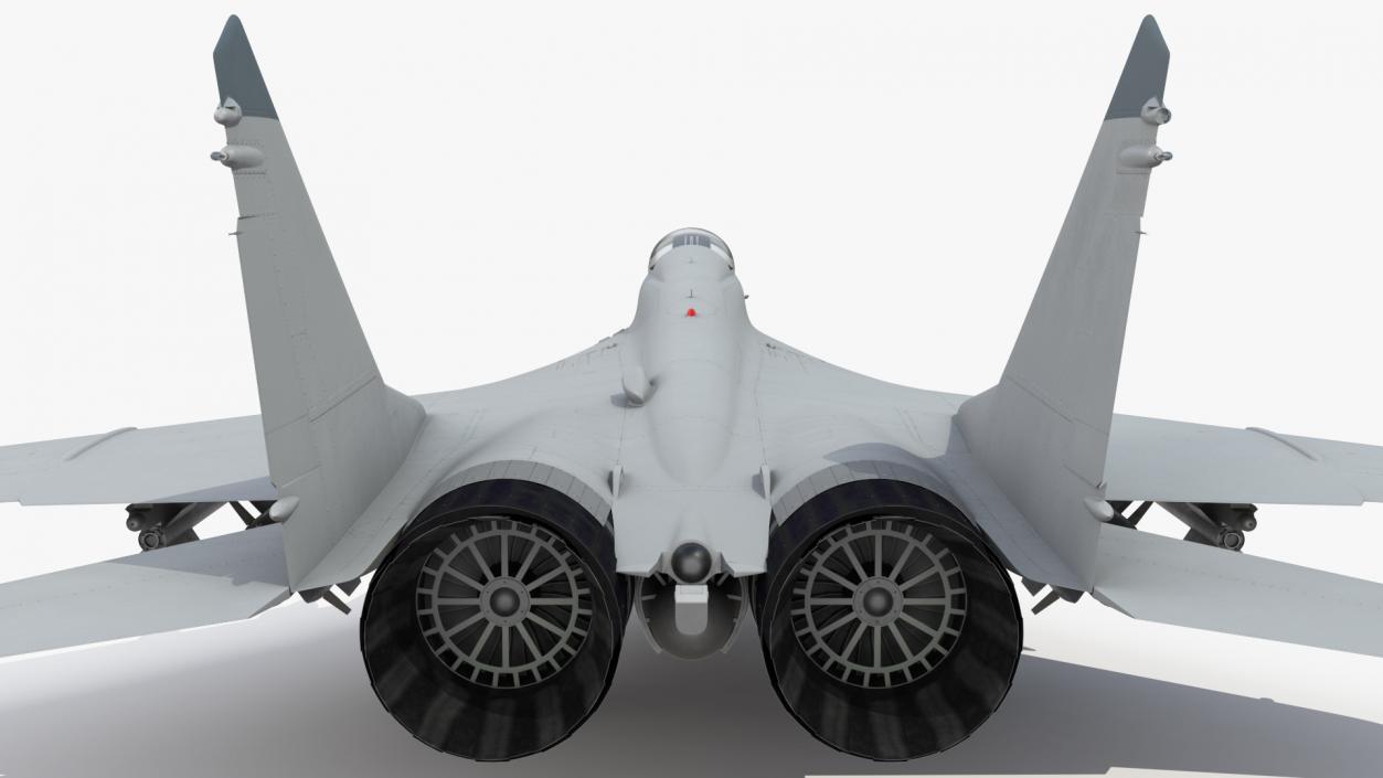 MiG 29 Fighter Aircraft with X-31PM Supersonic Missile(1) 3D