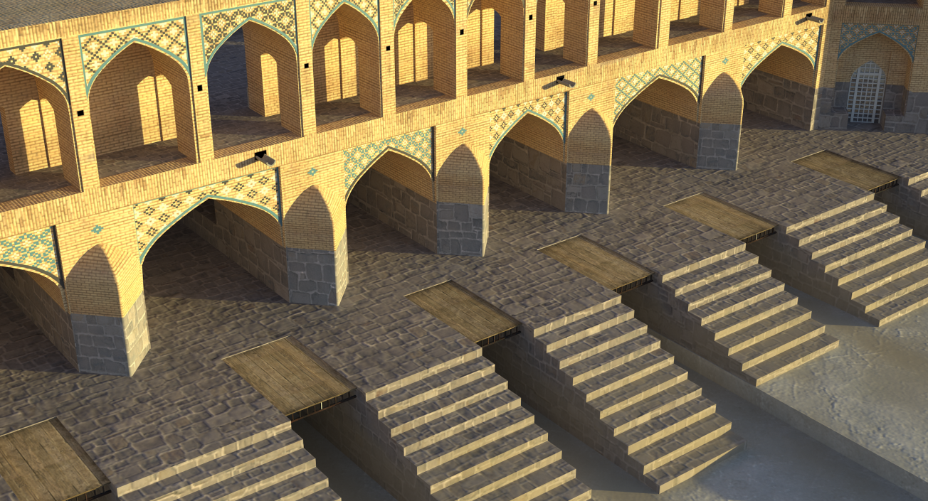 Persian Bridge 3D model