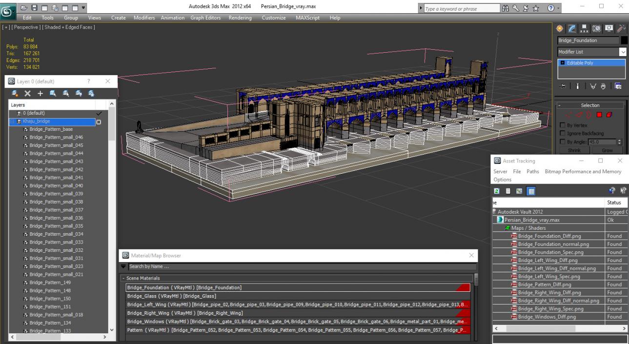 Persian Bridge 3D model