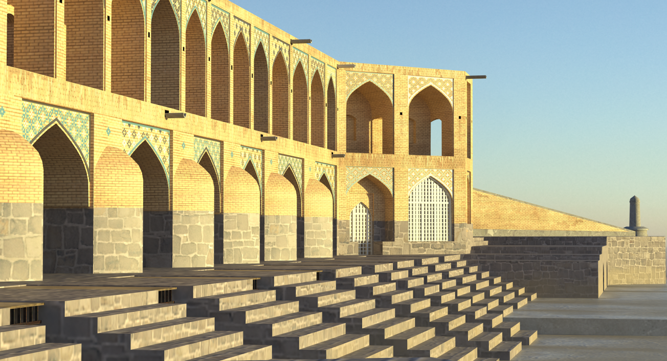 Persian Bridge 3D model