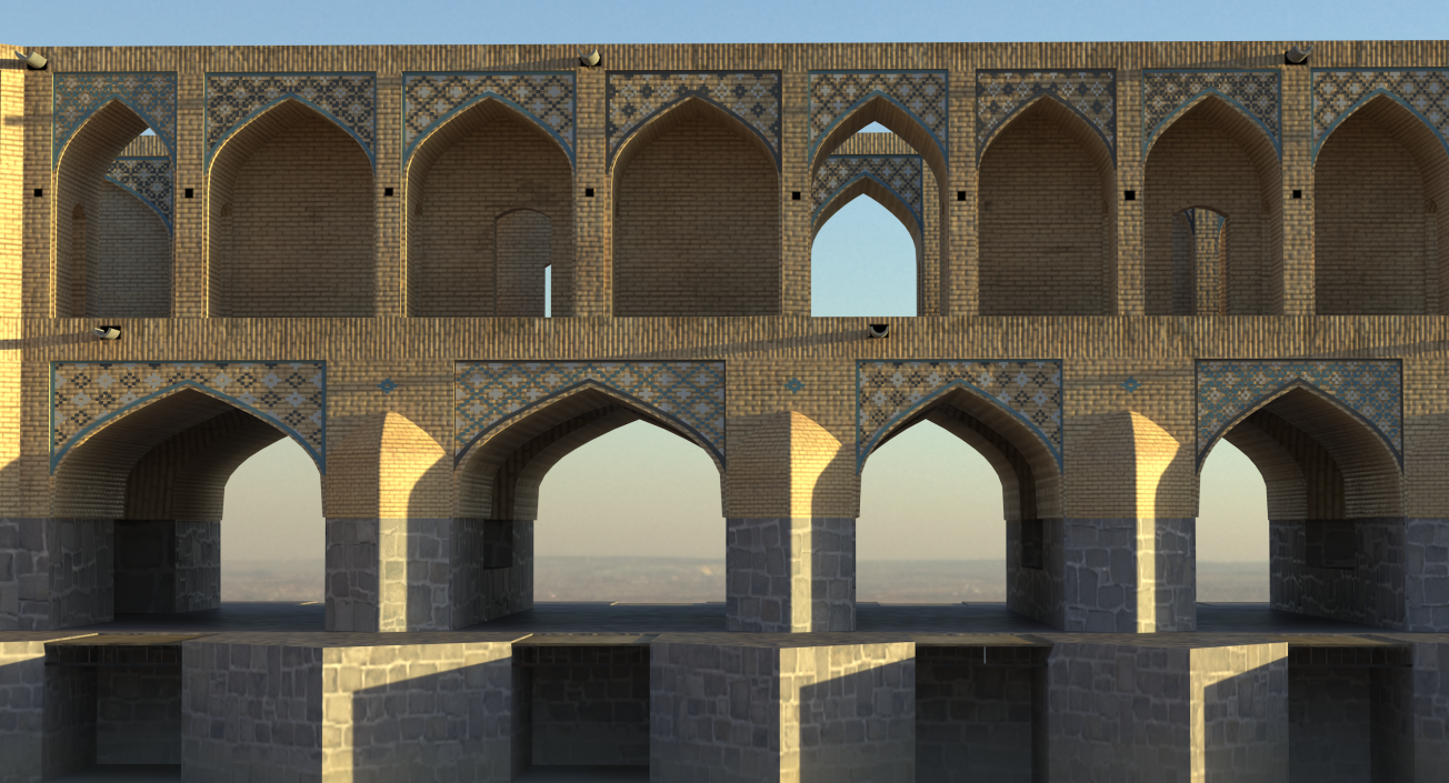 Persian Bridge 3D model