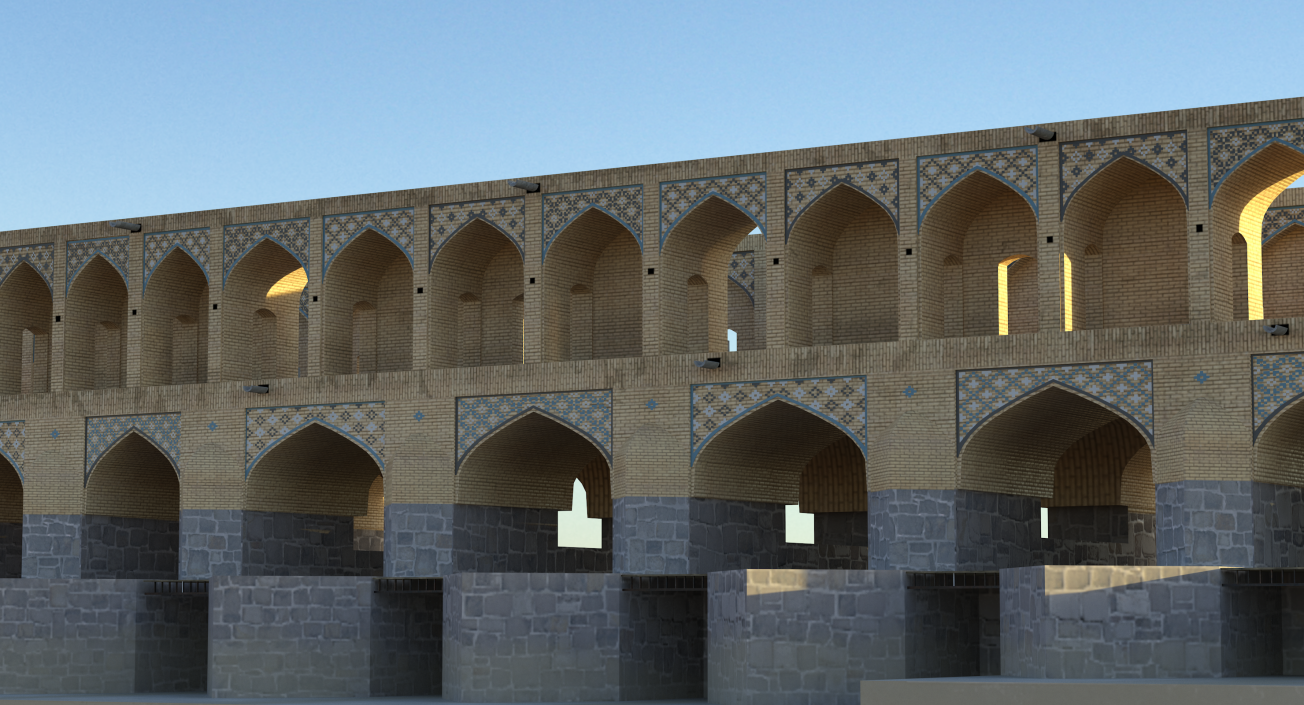 Persian Bridge 3D model