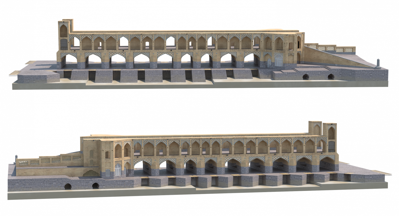 Persian Bridge 3D model