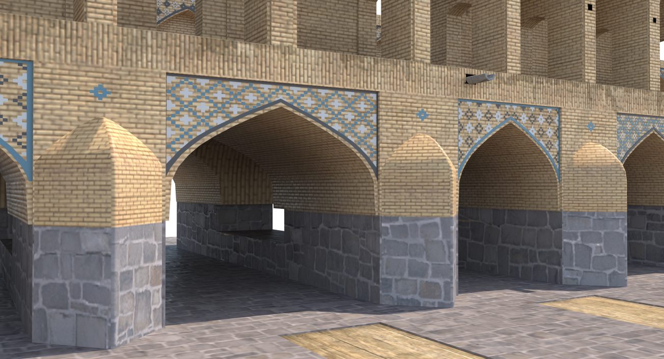 Persian Bridge 3D model