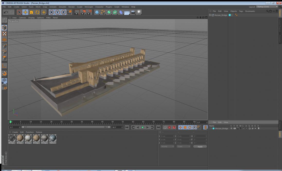 Persian Bridge 3D model