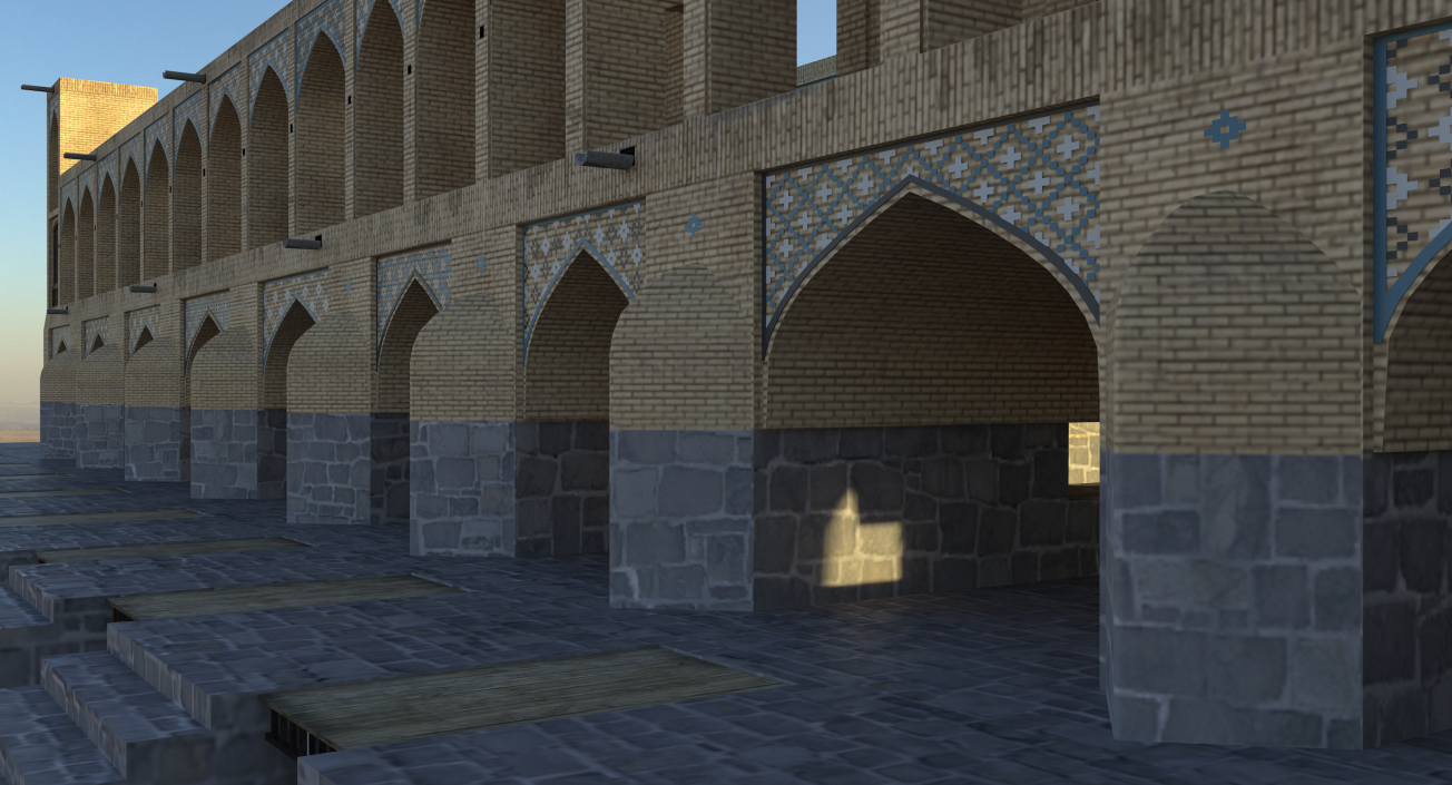 Persian Bridge 3D model