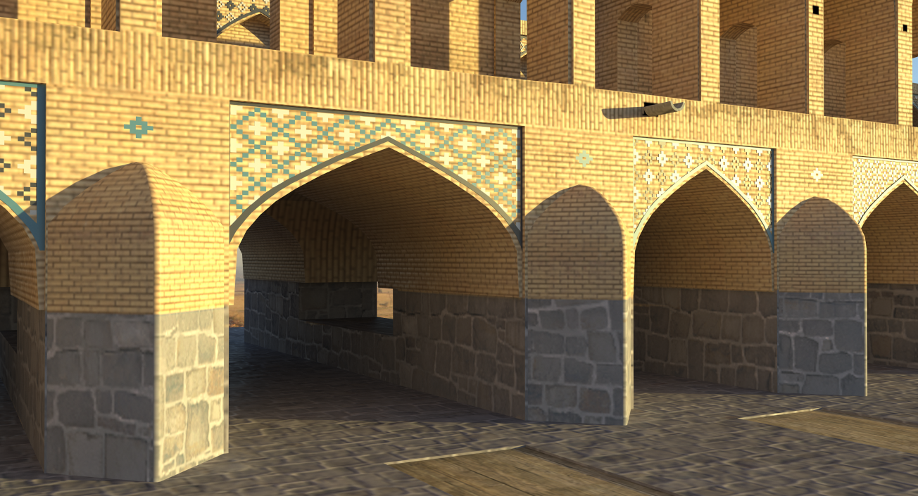 Persian Bridge 3D model