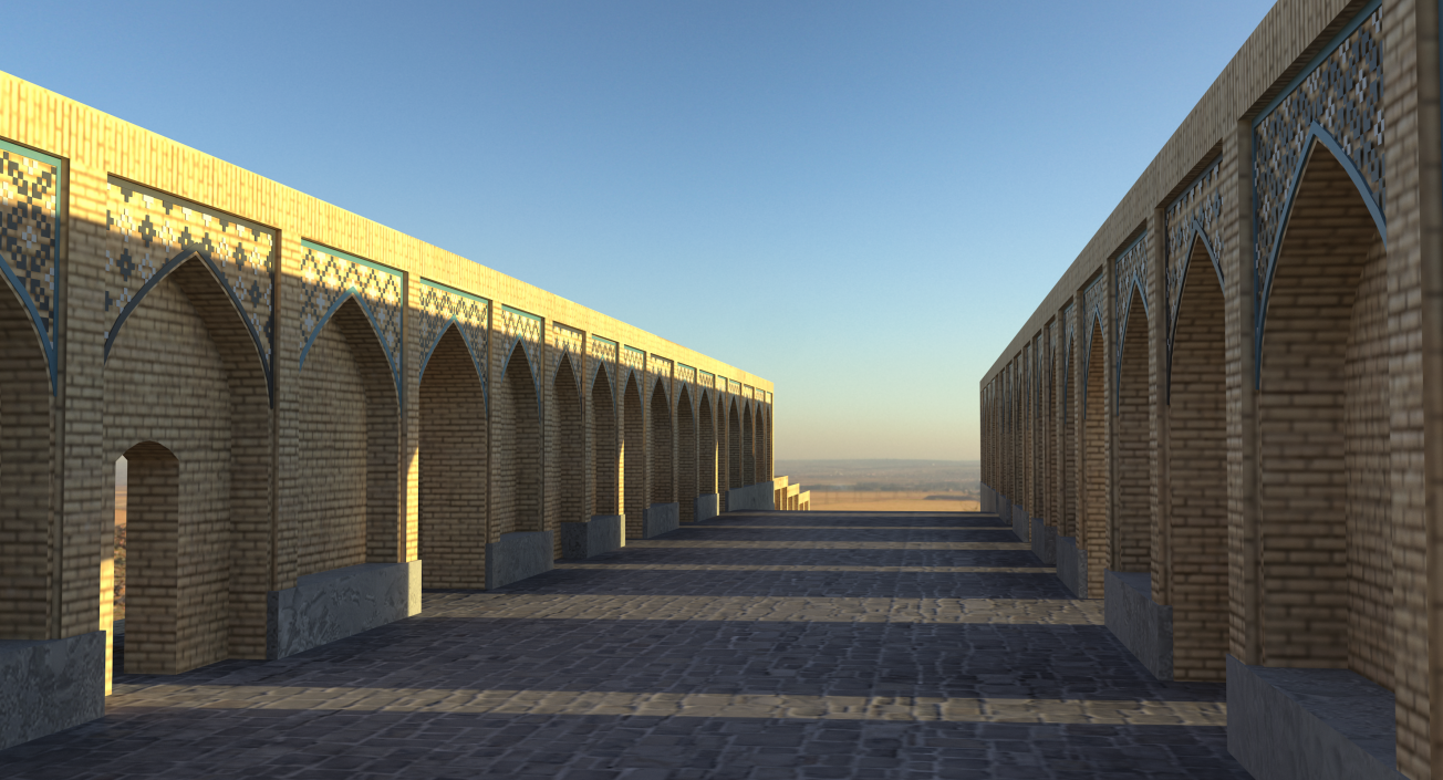 Persian Bridge 3D model