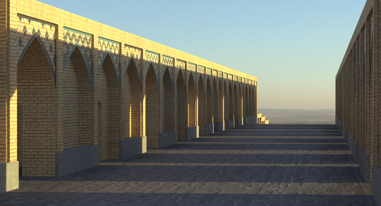 Persian Bridge 3D model