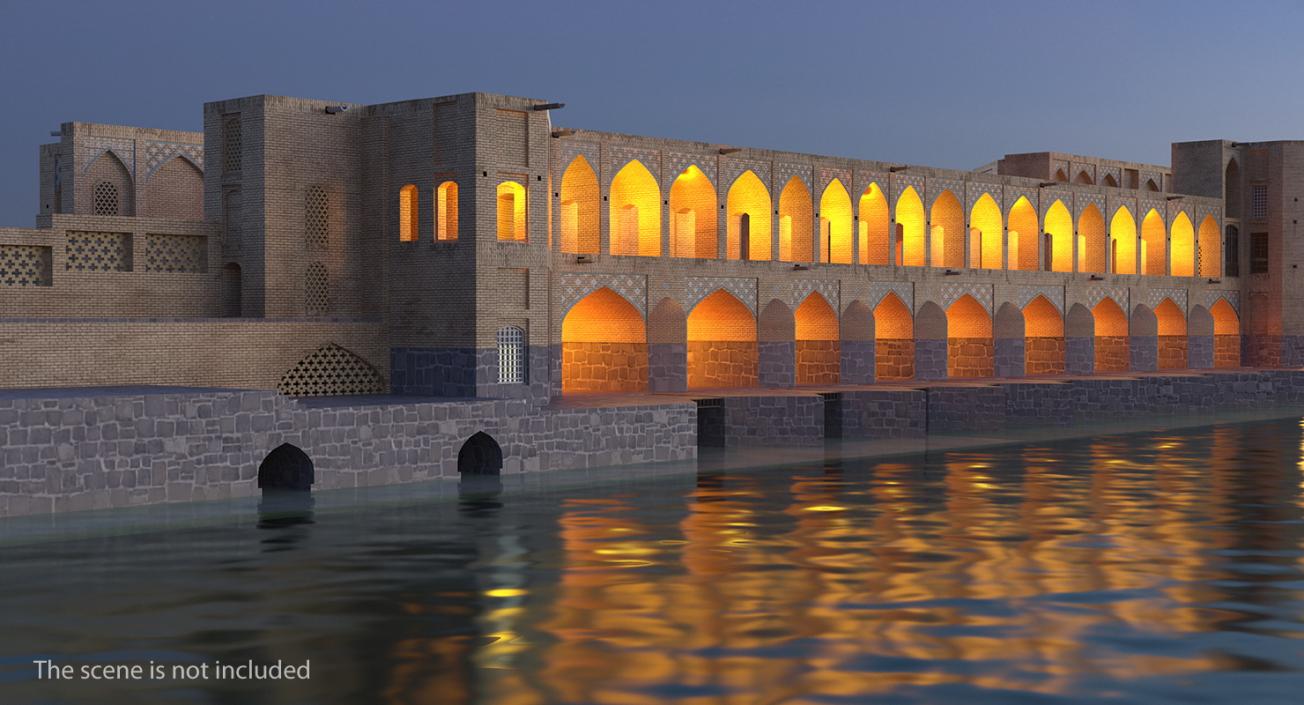 Persian Bridge 3D model