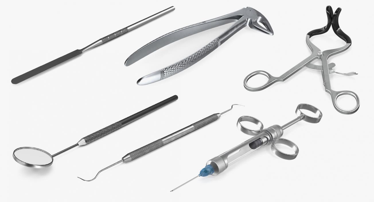 3D Dental Instruments Collection 2