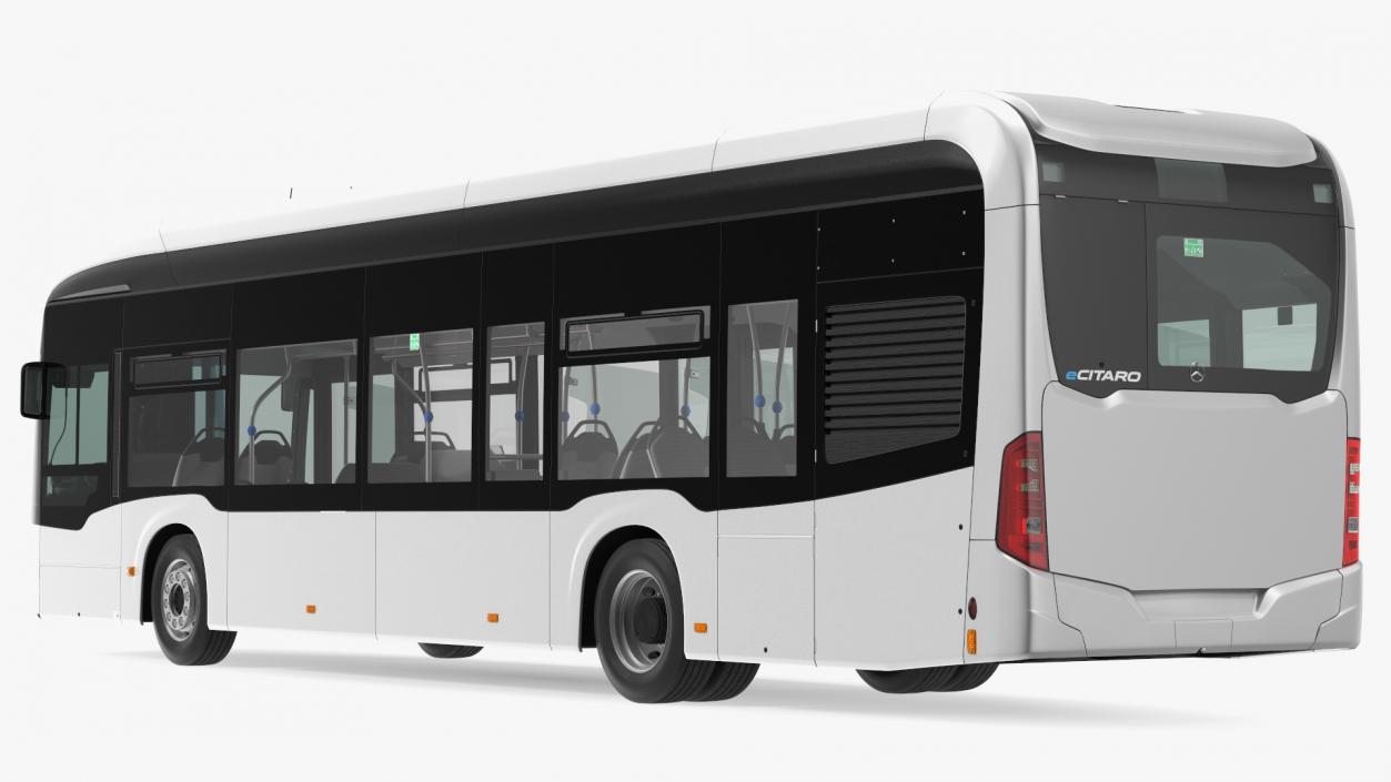 3D Mercedes-Benz eCitaro Three Doors model