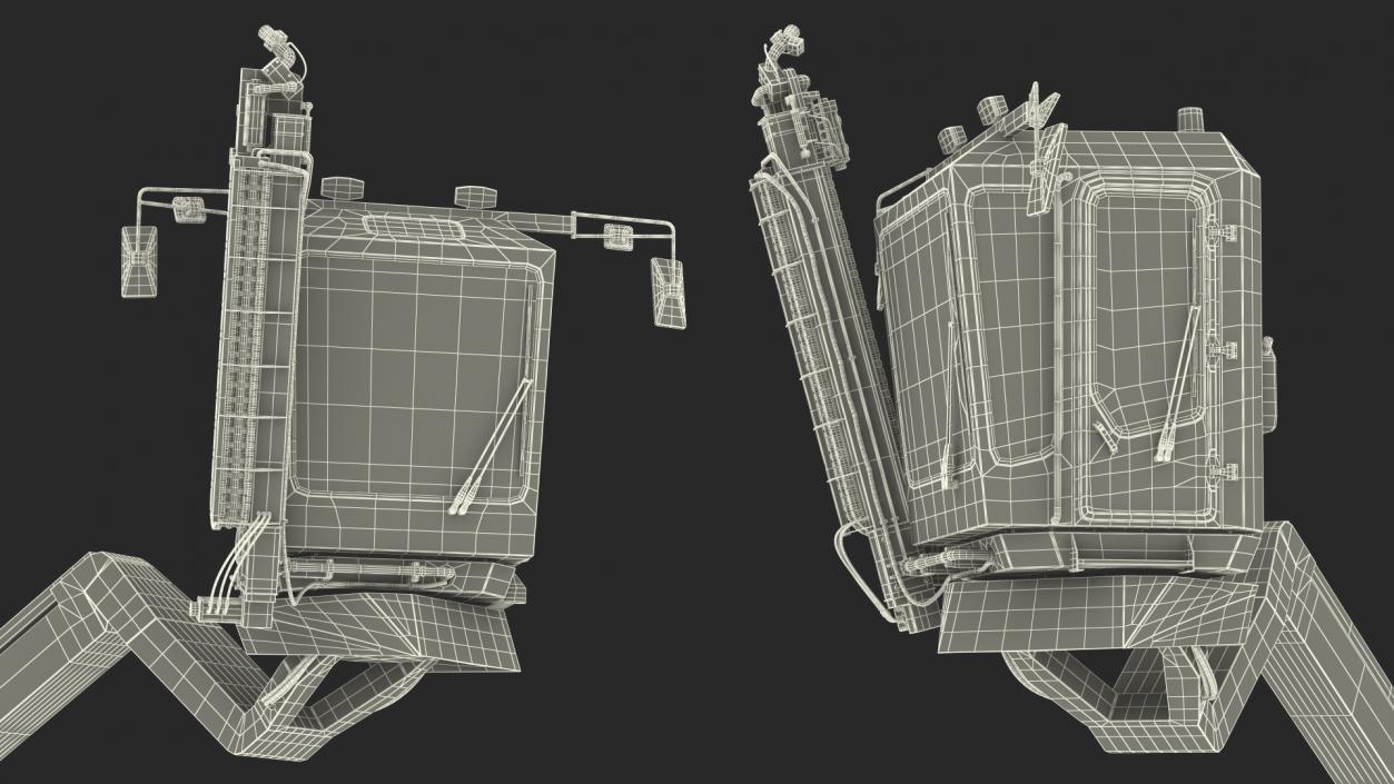 Telescopic Deicer Rigged 3D model