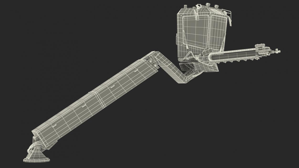 Telescopic Deicer Rigged 3D model