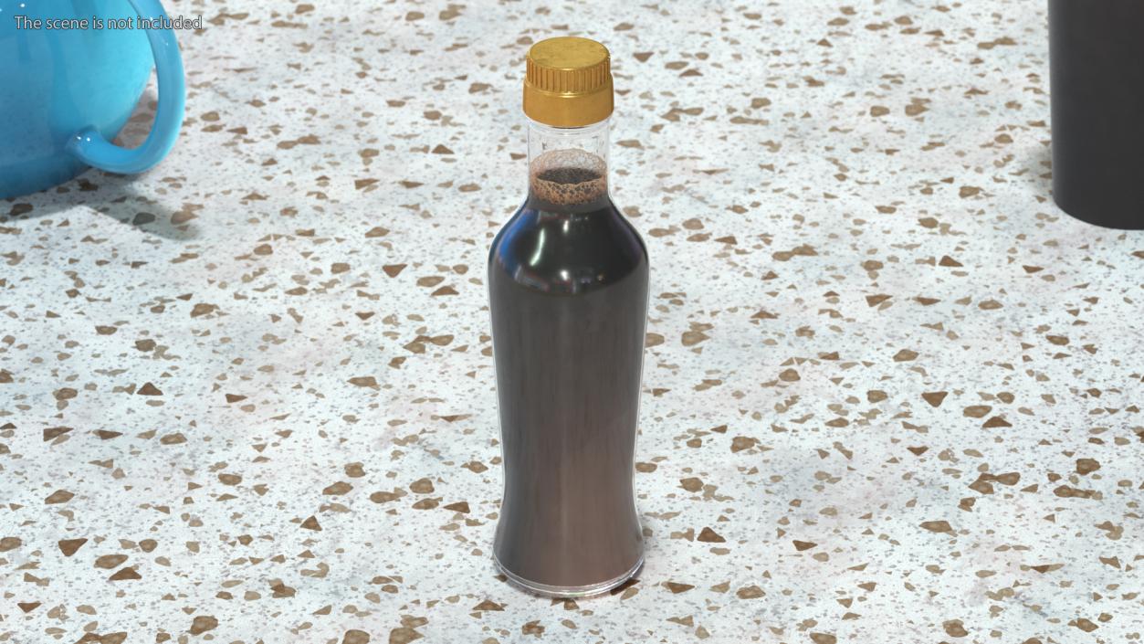 Premium Soy Sauce Bottle 3D model