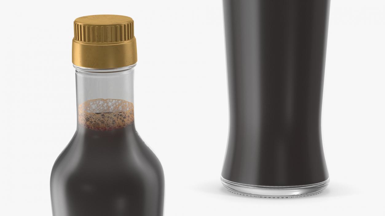 Premium Soy Sauce Bottle 3D model