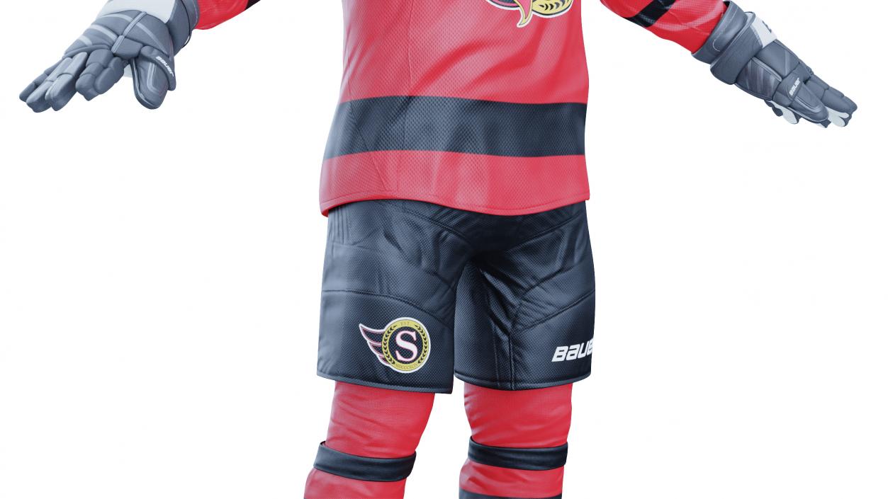 3D model Hockey Uniform Ottawa Senators