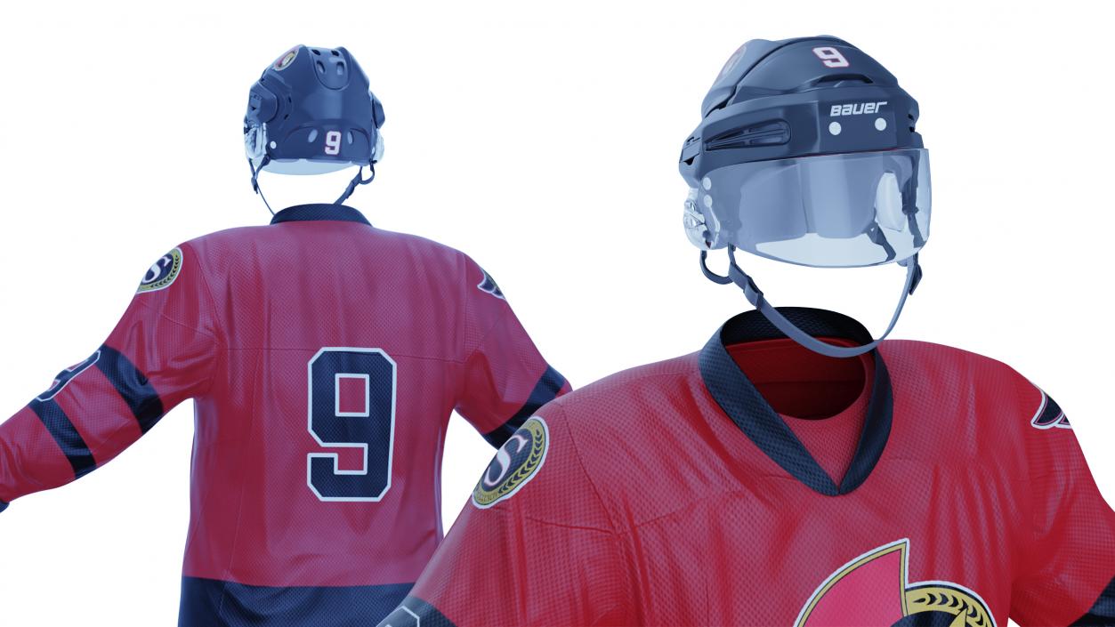 3D model Hockey Uniform Ottawa Senators