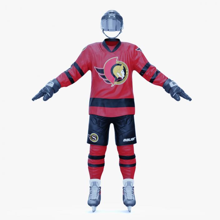 3D model Hockey Uniform Ottawa Senators