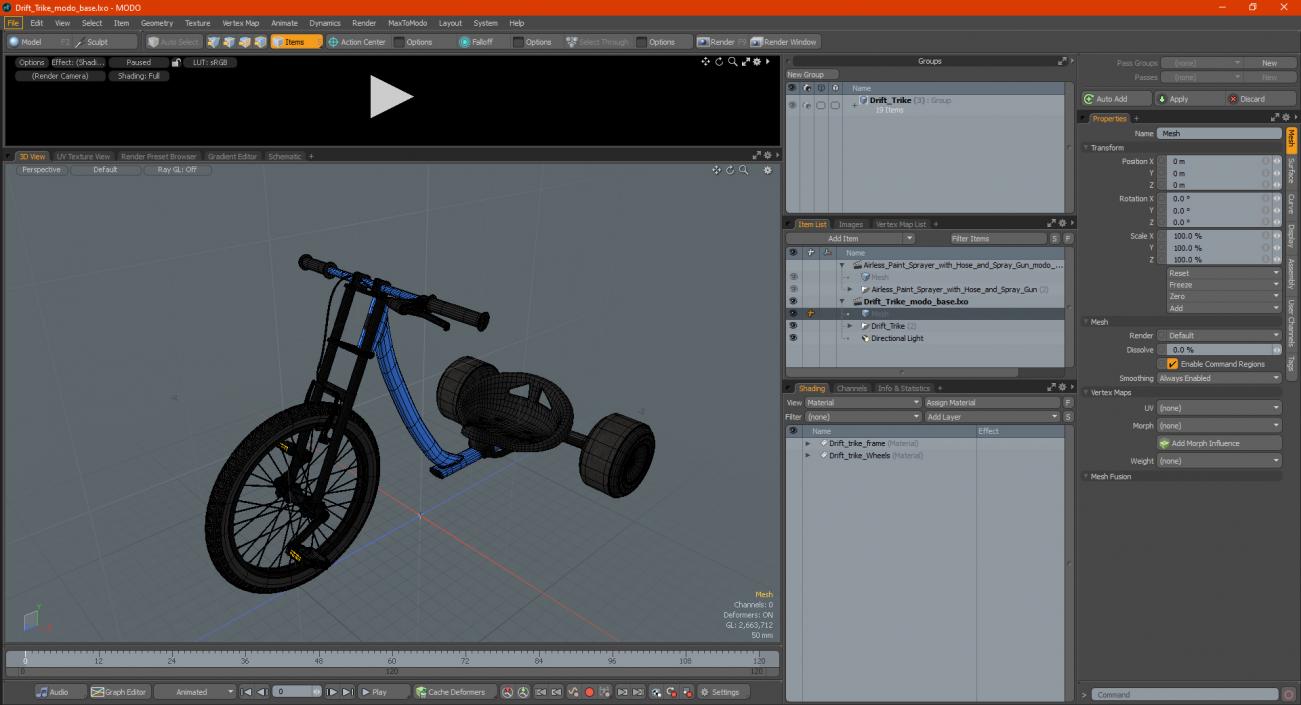 3D Drift Trike