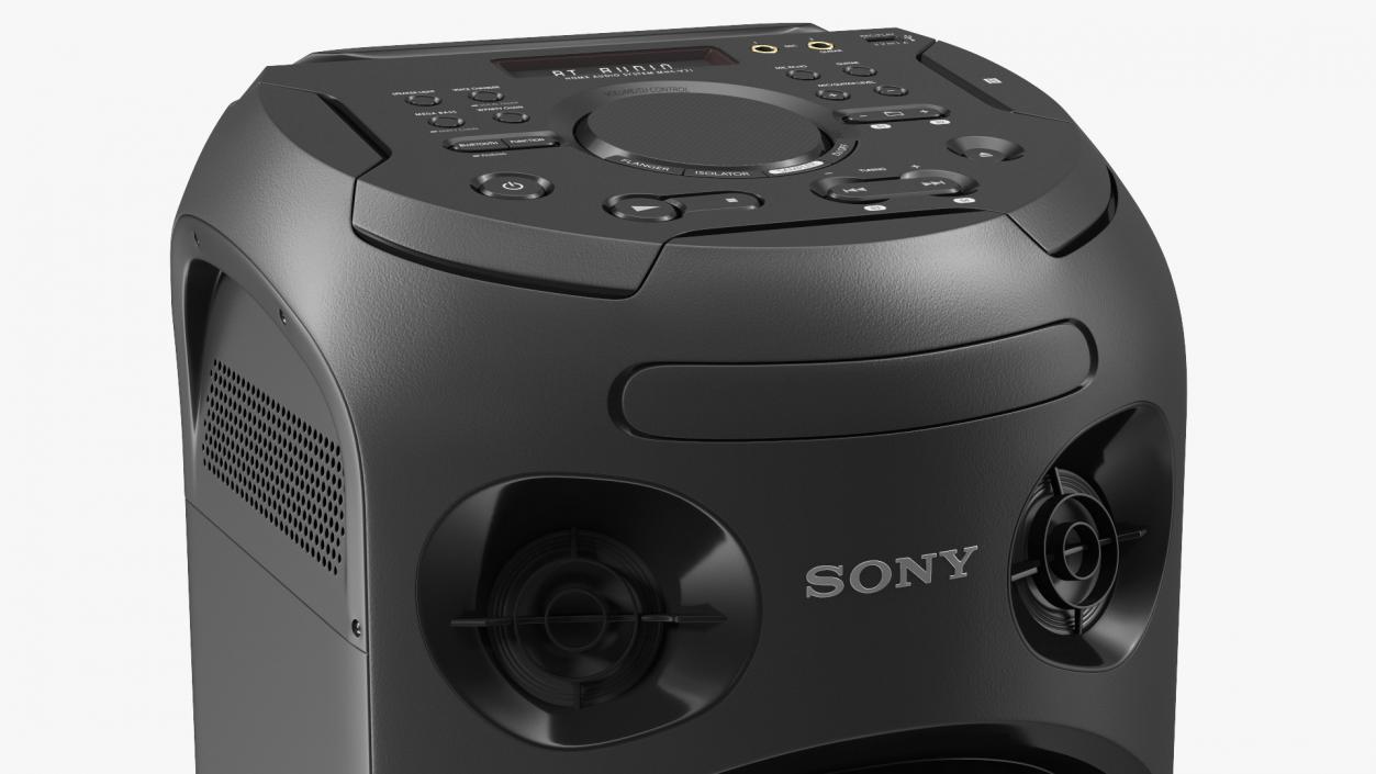 3D Sony V21 High Power Audio System OFF