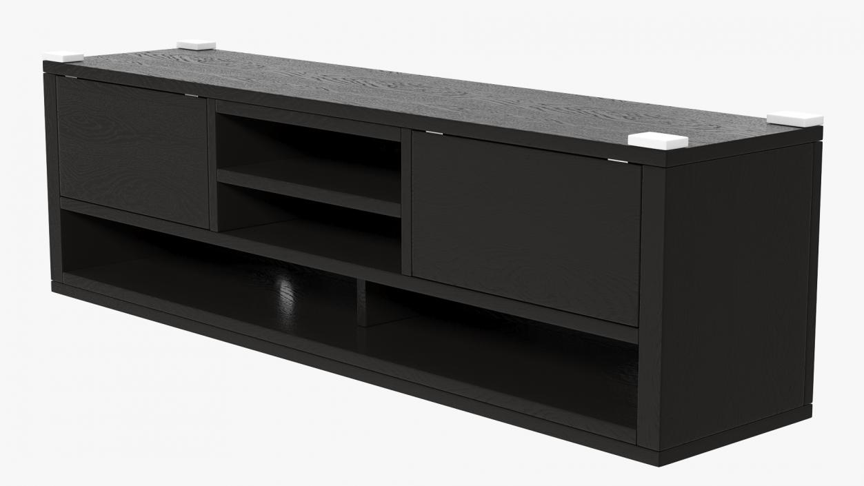 TV Stand Black 3D model