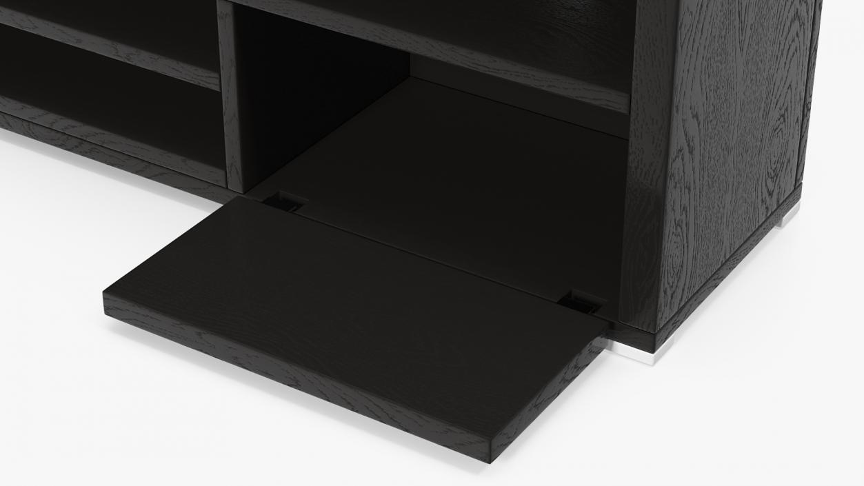 TV Stand Black 3D model