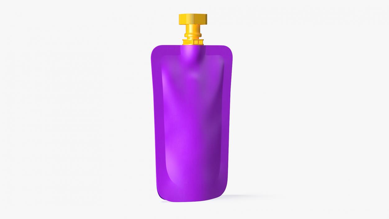 3D Purple Fruit Juice Pack with Spout 2