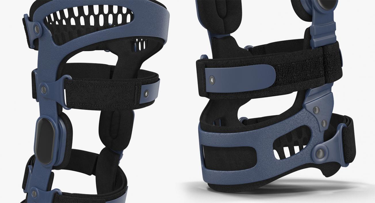 3D Knee Braces and Orthopedic Casts Collection model